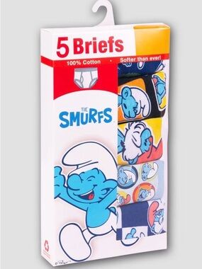 The Smurfs Kids Briefs - 5 Pack - Multicolor